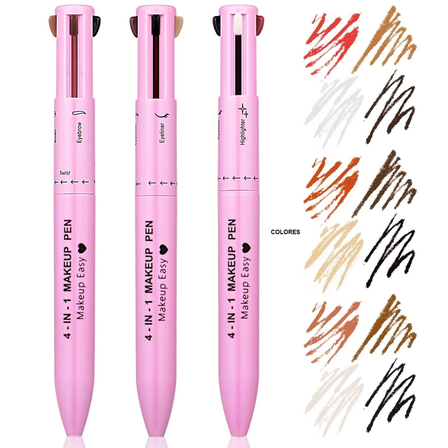 Lápiz Delineador 4 en 1 Premium, Luxe Define 4x1®