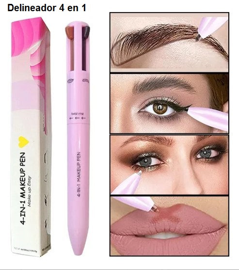 Lápiz Delineador 4 en 1 Premium, Luxe Define 4x1®